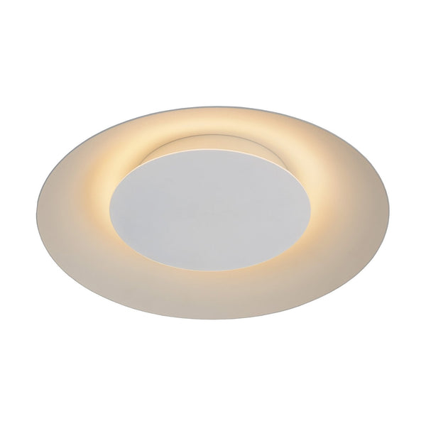 Plafonnier Foskal blanc, Ø 34,5 cm