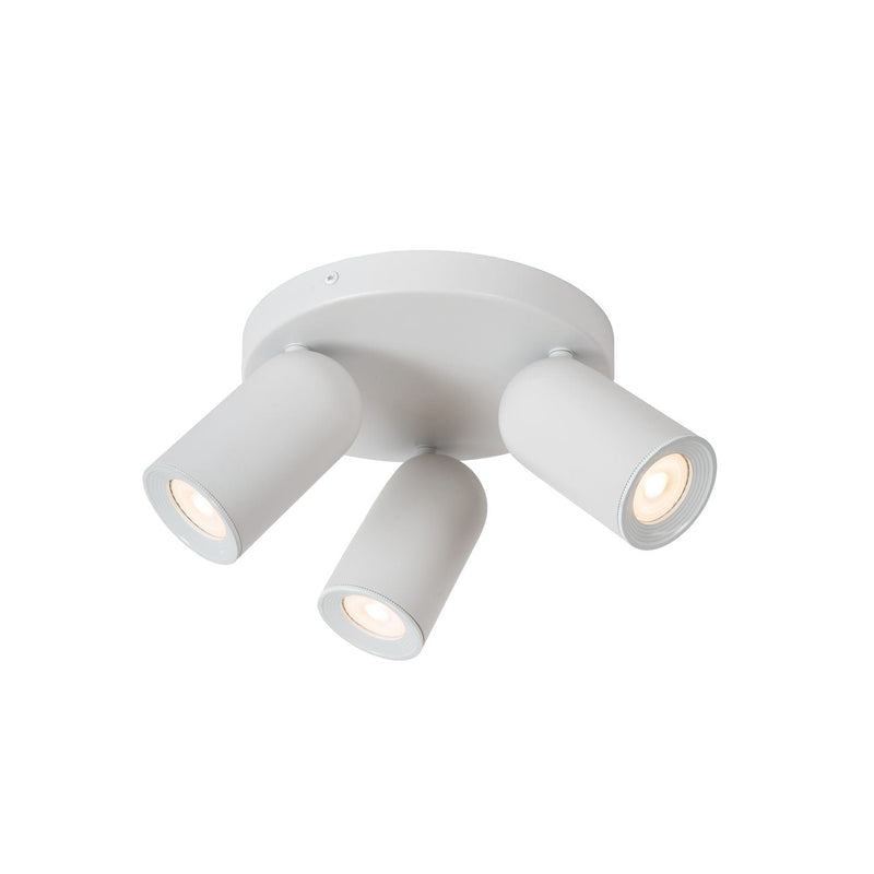 Plafonnier Punch 3 lumières blanc