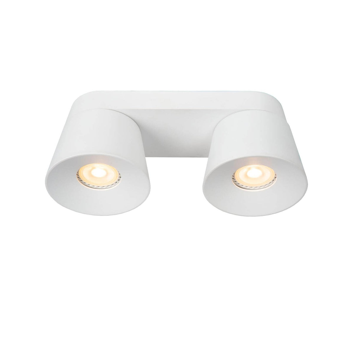 Plafonnier Trigono 2 lumières blanc