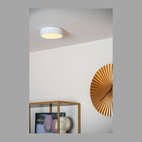 Plafonnier Unar blanc, Ø 20 cm