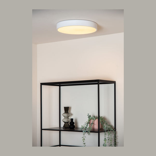Plafonnier Unar blanc, Ø 30 cm