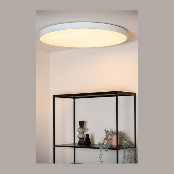 Plafonnier Unar blanc, Ø 80 cm