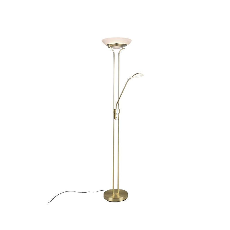 Lampadaire Orson laiton brossé