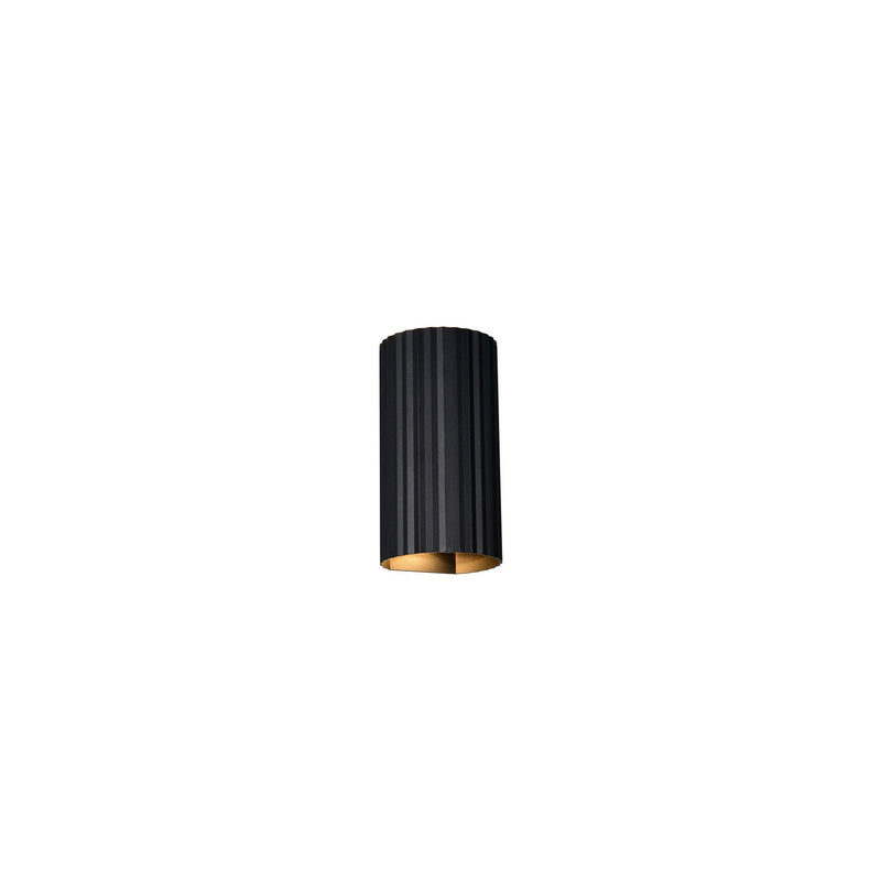 Applique murale Soka 2 lumières noire mat