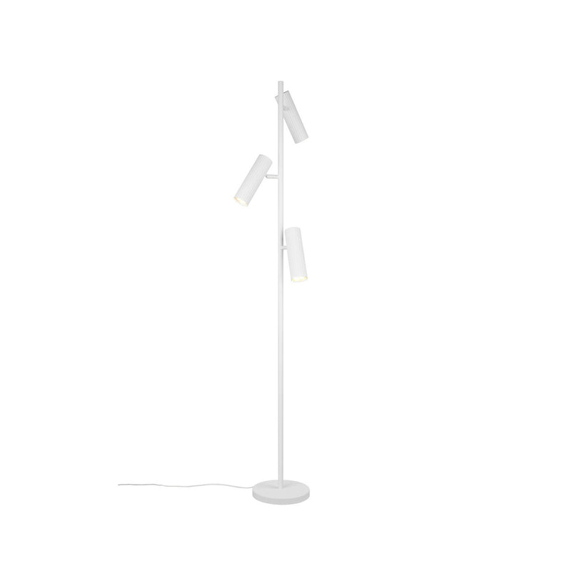 Lampadaire Soka 3 lumières blanc mat