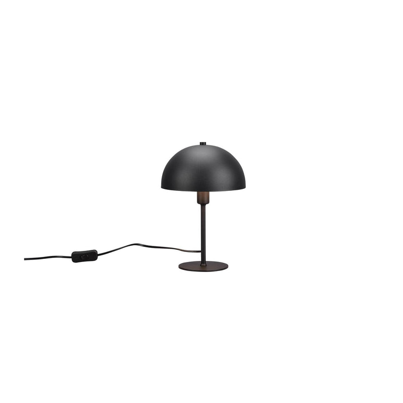 Lampe à poser Nola noire mat, H 30,5 cm