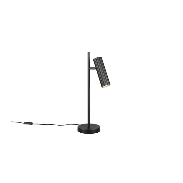 Lampe à poser Soka noire mat