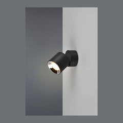 Plafonnier Guayana noir mat