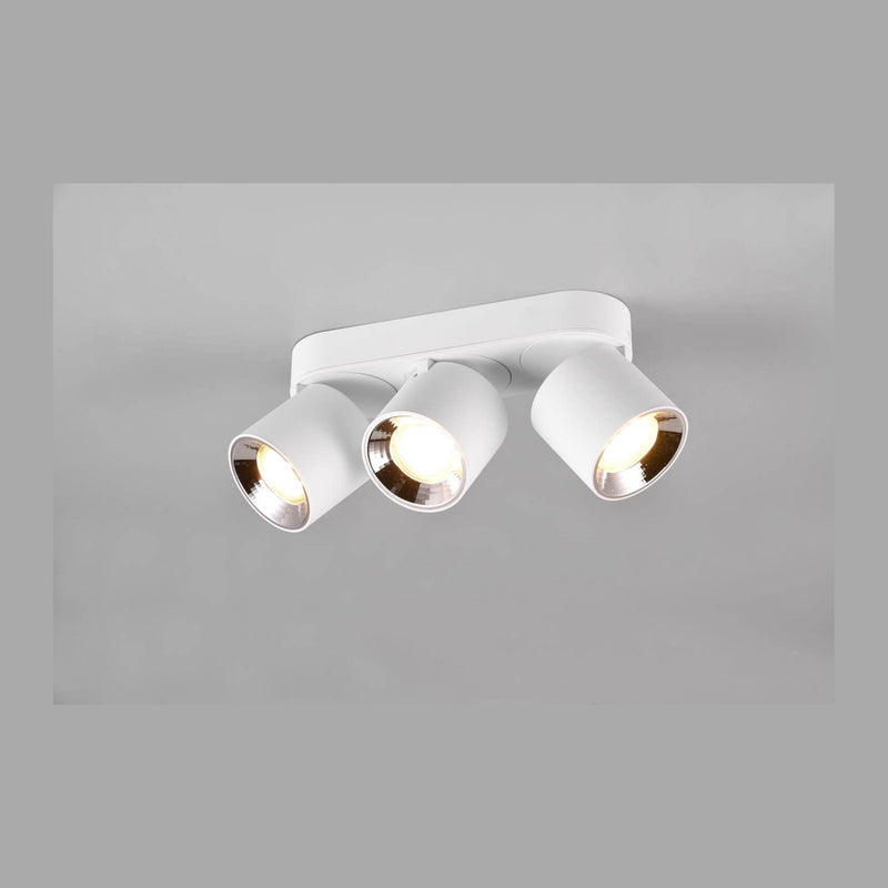 Plafonnier Guayana 3 lumières blanc mat