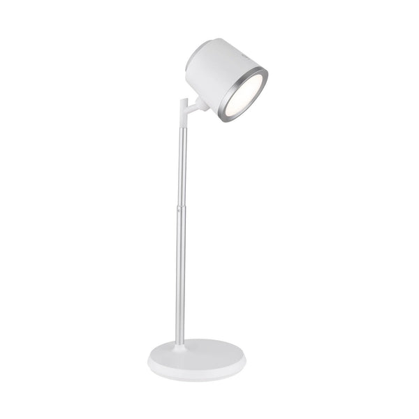 Lampe à poser Meeya blanche mat