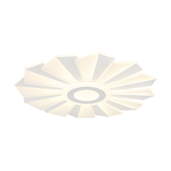 Plafonnier Alwina blanc mat