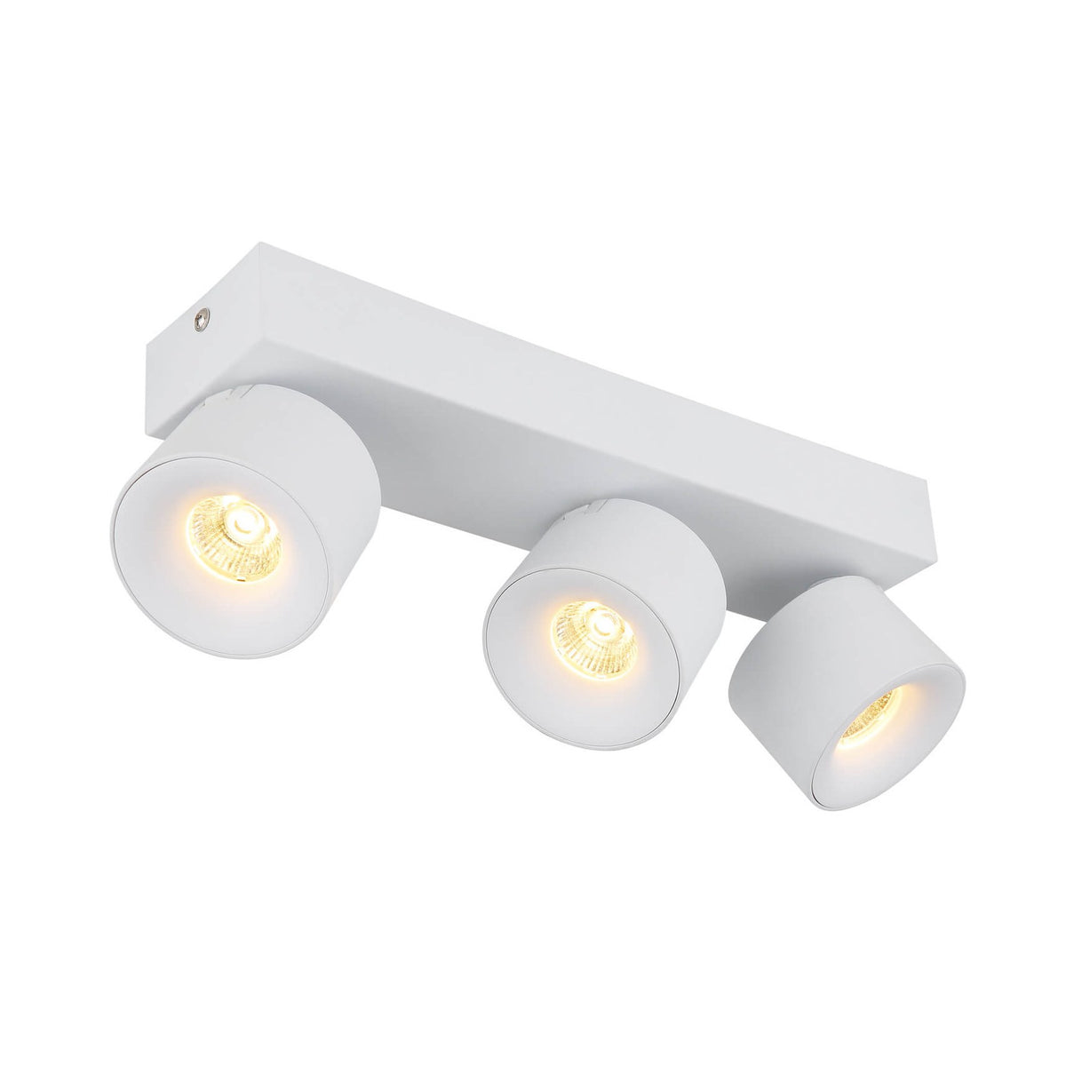 Spot Rae blanc mat, L 33 cm
