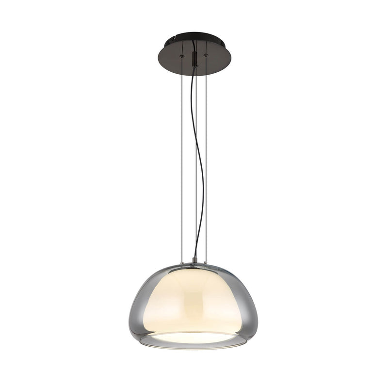Suspension Avila noire et chromée (15743H1L)