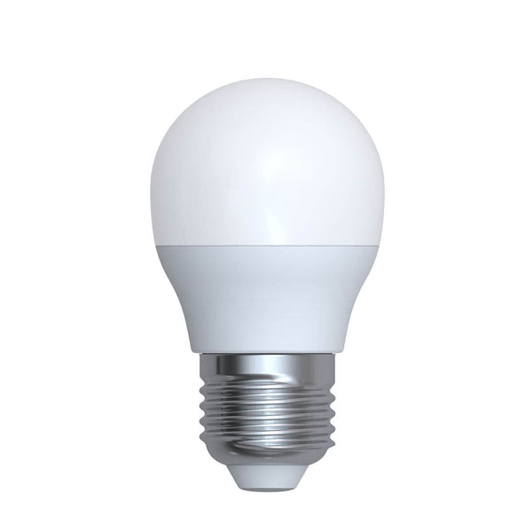 Ampoule LED E27 sphérique blanche, 4 W | Trio