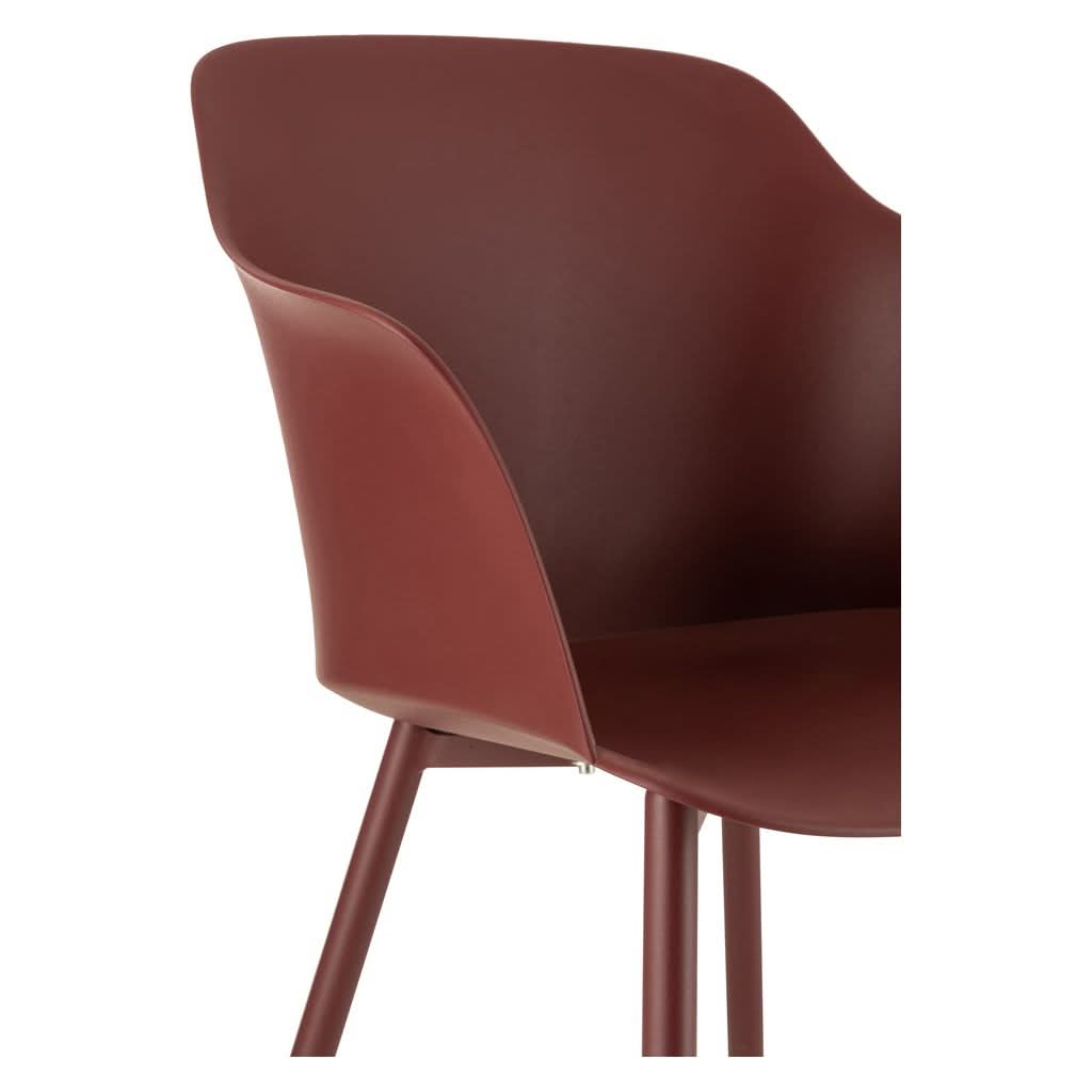 Chaise Tub Bordeaux Design | Xina - Designix Chaises