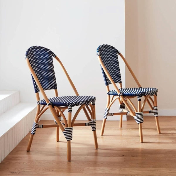 Stapelbare Bistrostühle aus Rattan | Zenith