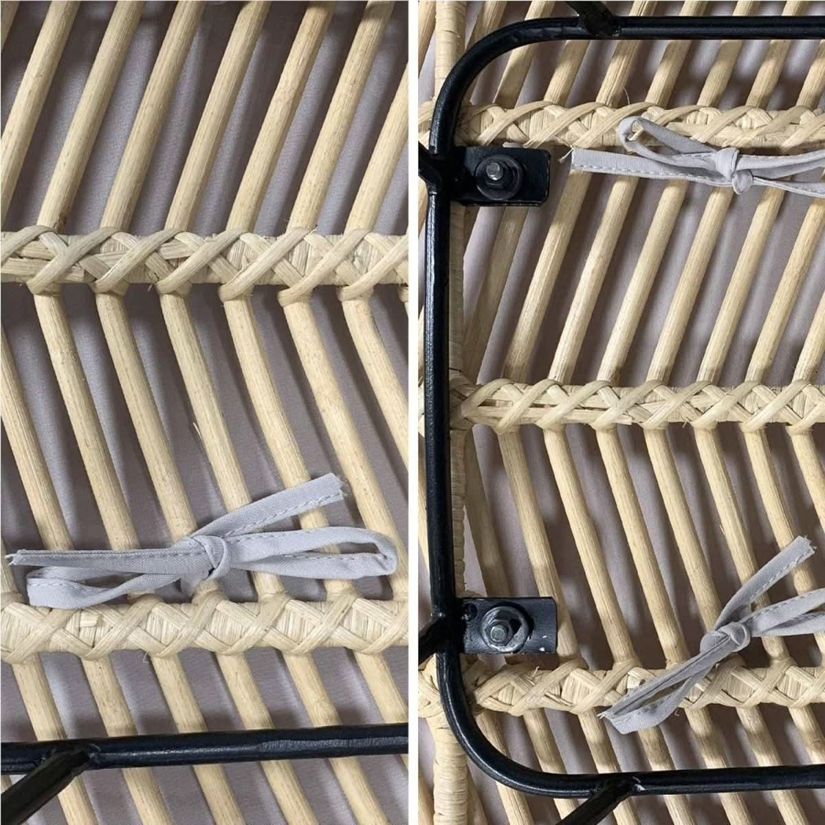 Chaises Rotin Métal Déhoussables | Fable - Designix Chaises