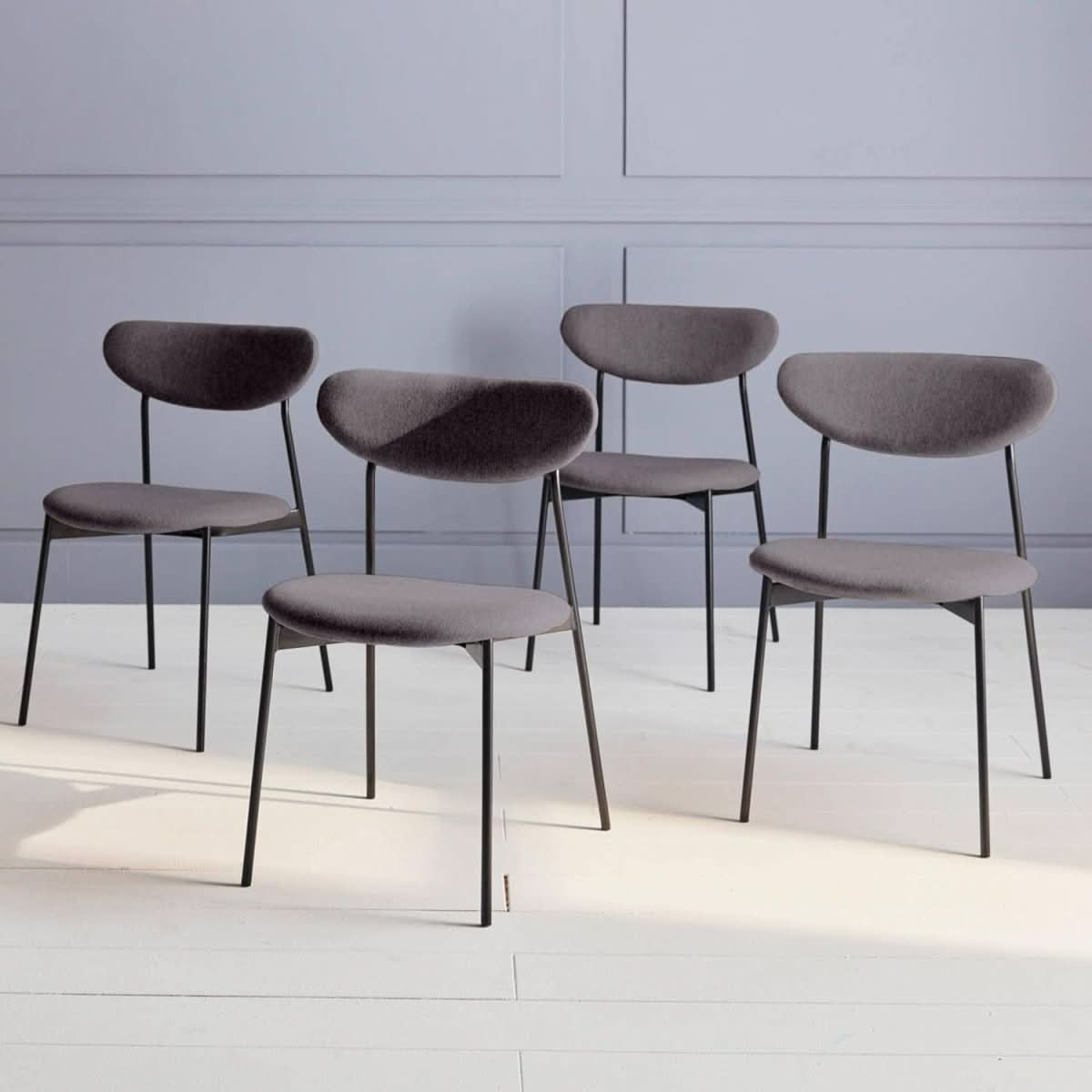 Chaises Scandinaves Vintage Gris | Horizon - Designix Chaises