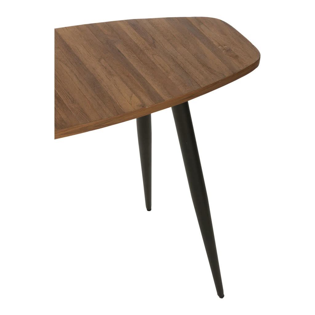 Console Ovale Bois Recyclé Naturel - Designix