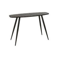 Console Ovale en Teck Recyclé Noir