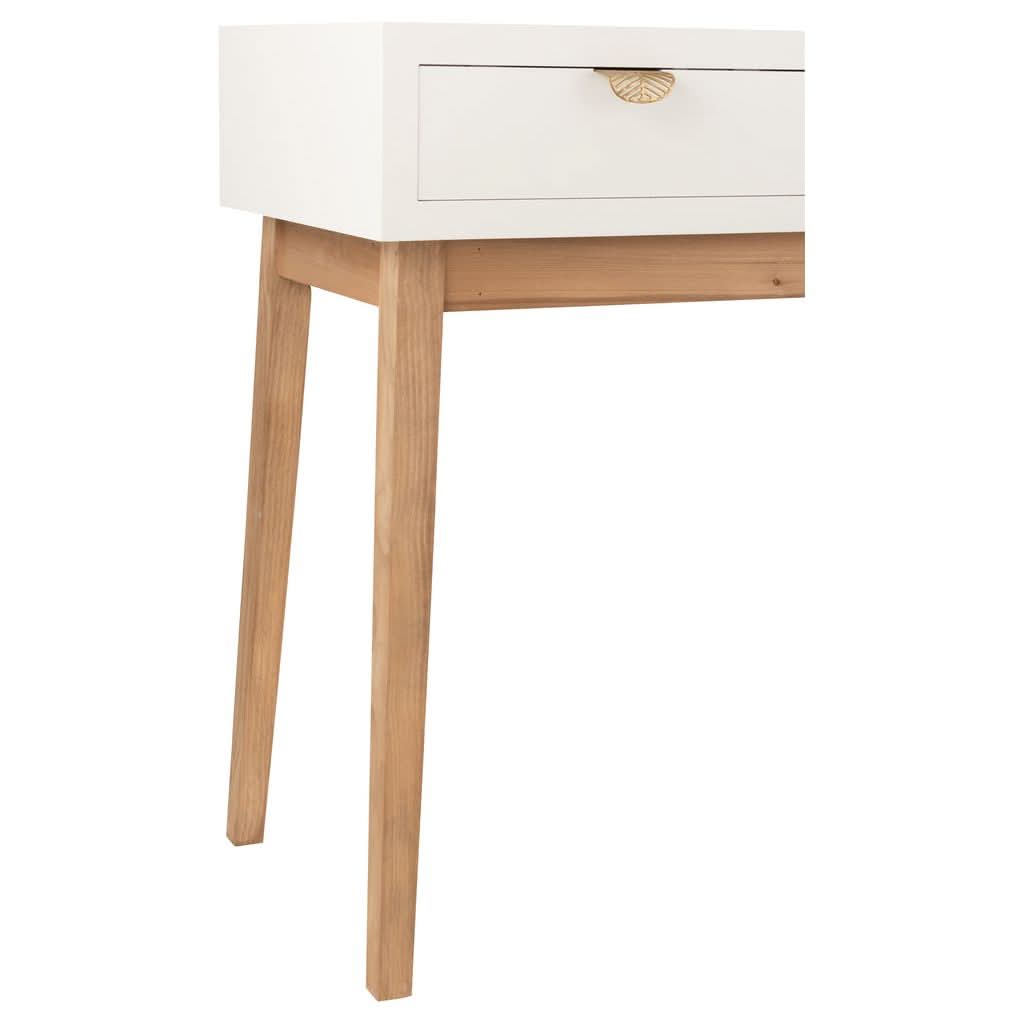 Console Tiroirs Bois MDF Blanc - Designix