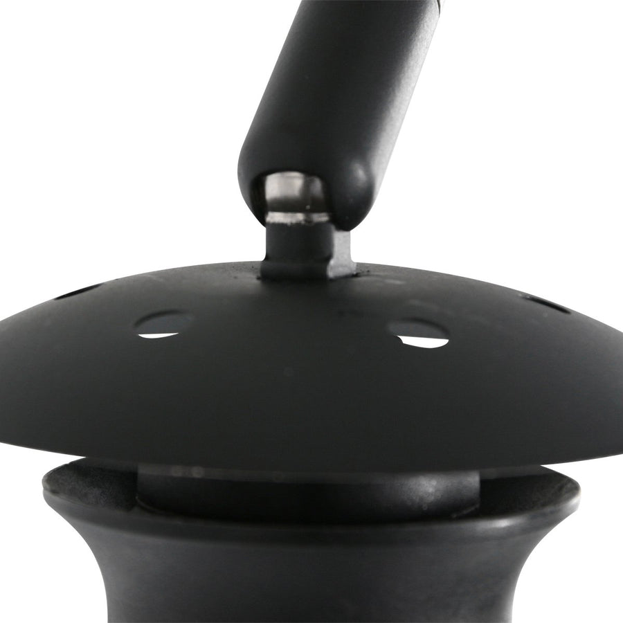 Applique murale Sparkled Light noir, abat-jour en bambou Ø60 cm