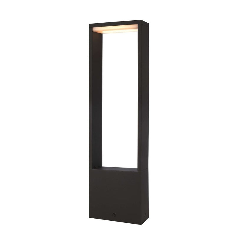 Lampadaire extérieur Cata anthracite, H 50 cm