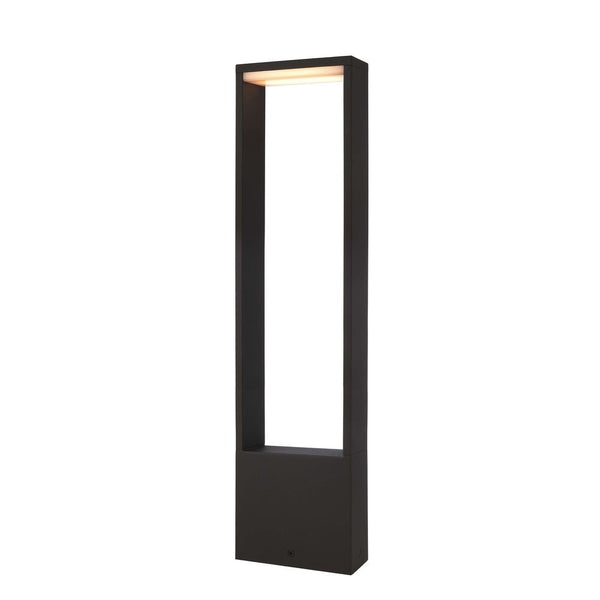 Lampadaire extérieur Cata anthracite, H 70 cm