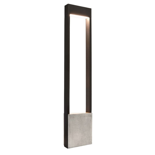 Lampadaire extérieur Chertan gris foncé, H 100 cm
