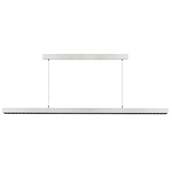 Suspension Office aluminium et blanche