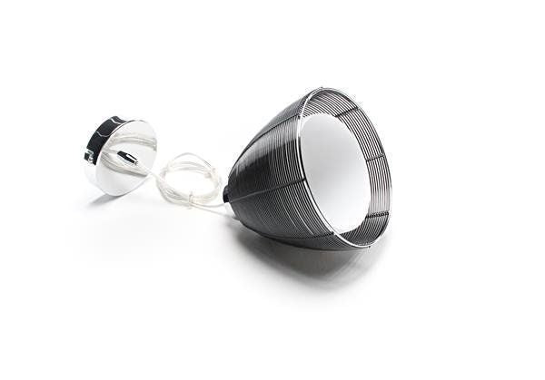 Suspension Filo noire, Ø 19 cm