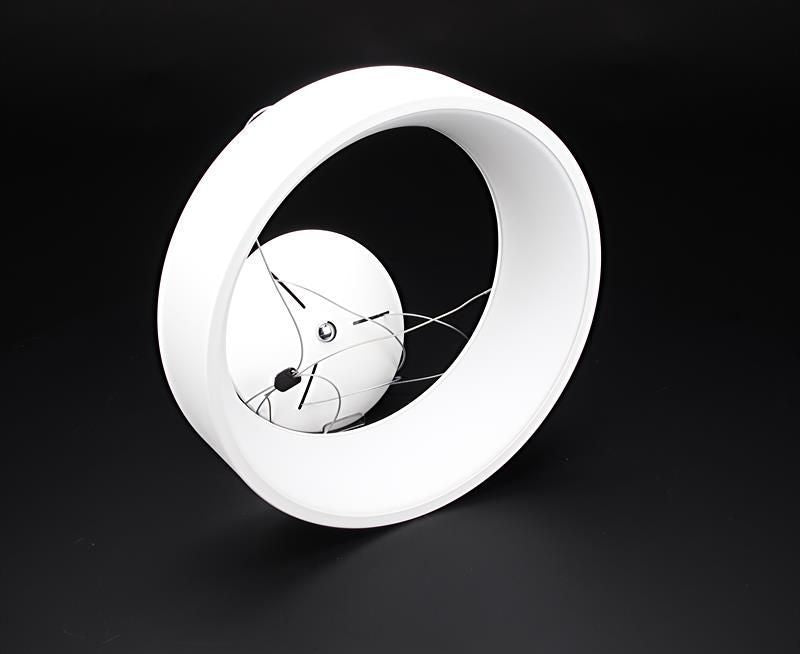 Suspension Sculptoris aluminium et blanche, Ø 45 cm, blanc chaud
