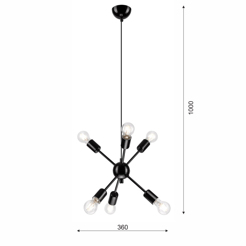 Schéma de dimensions sur fond blanc, hauteur totale 1000 mm et largeur 360 mm.