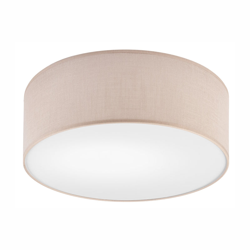 Plafonnier beige, tissu