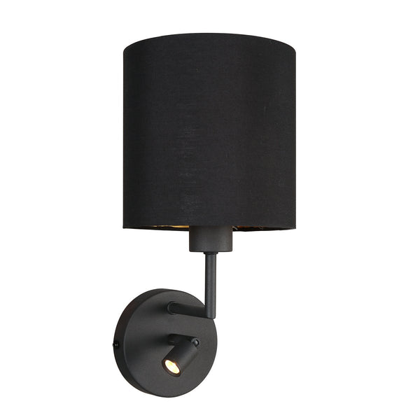 Wandleuchte Noor schwarz