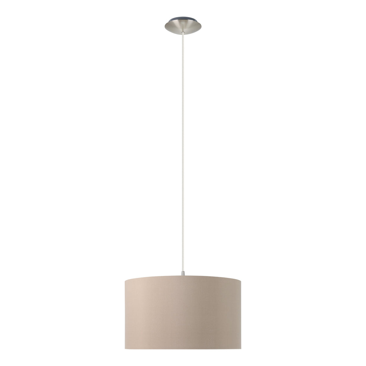 Suspension Maserlo taupe et dorée, tissu
