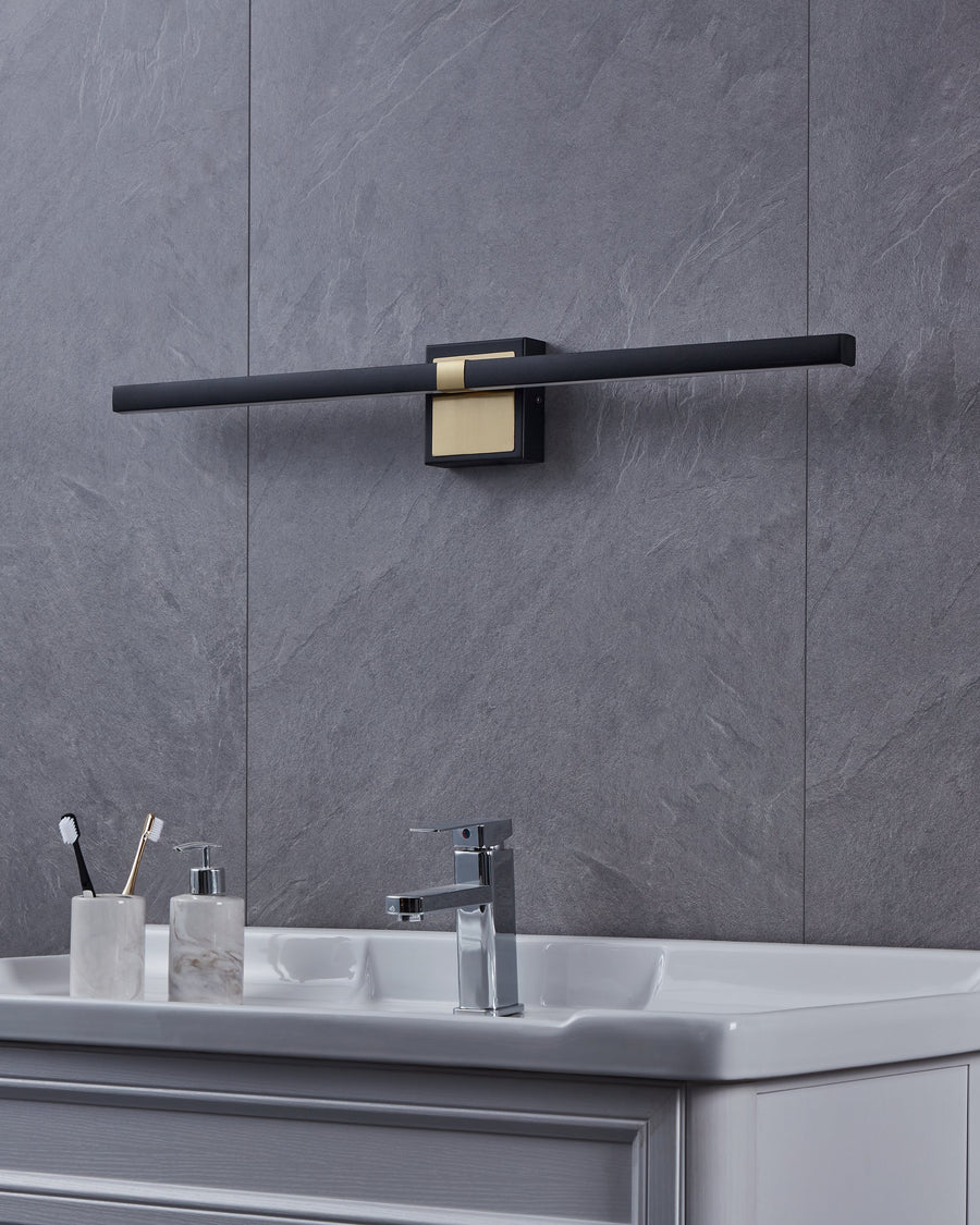 Plafonnier Peguera noir et laiton (900929)