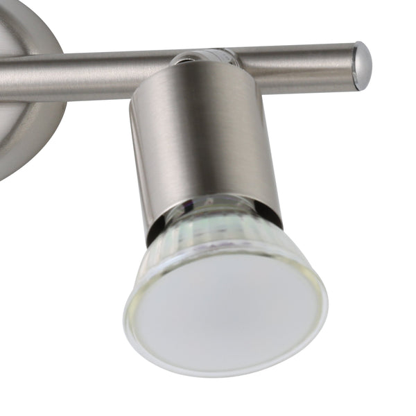 Spot Buzz nickel satiné, L 28,5 cm
