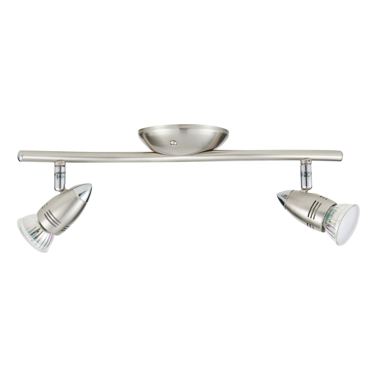 Plafonnier Magnum nickel satiné, L 33 cm