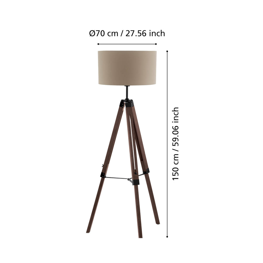 Lampadaire Lantada bois