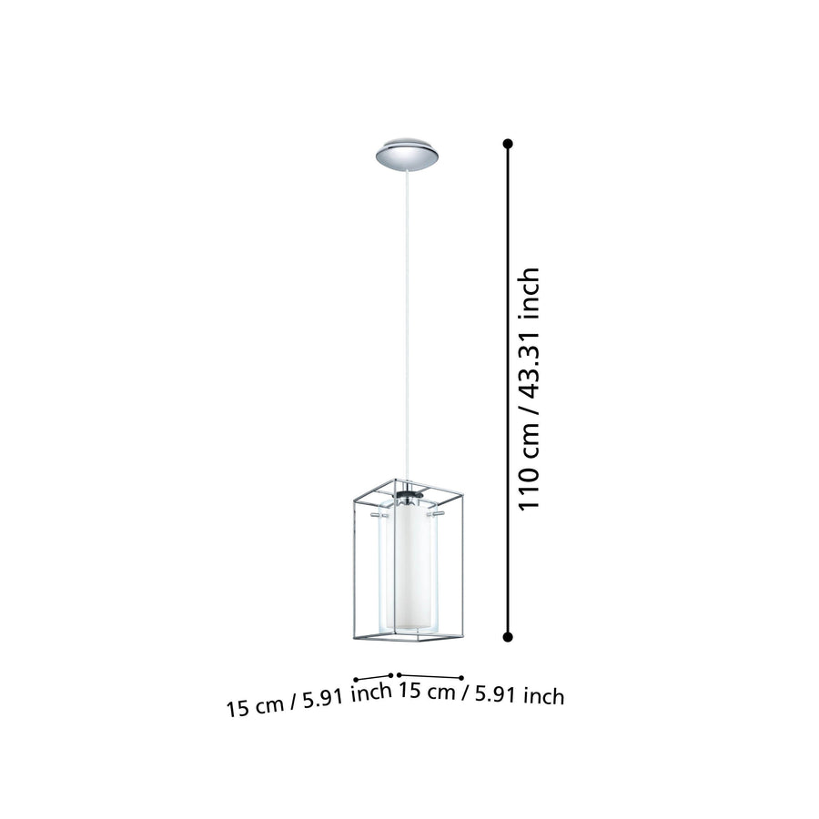 Suspension luminaire | Loncino Chromée
