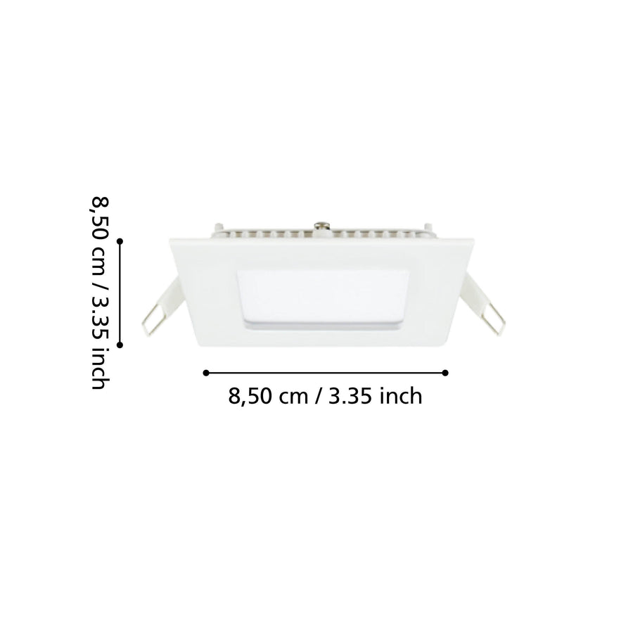 Spot encastrable Fueva 1 blanc