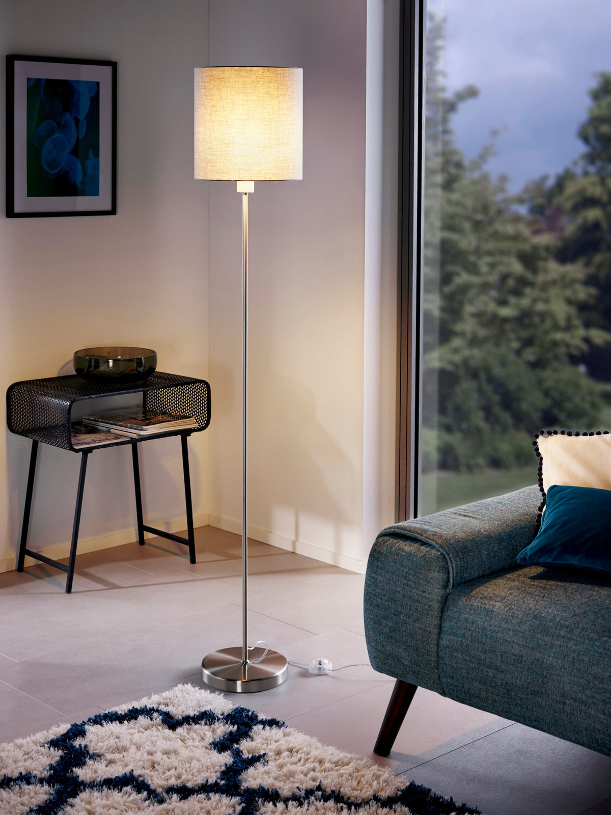 Lampadaire Pasteri gris