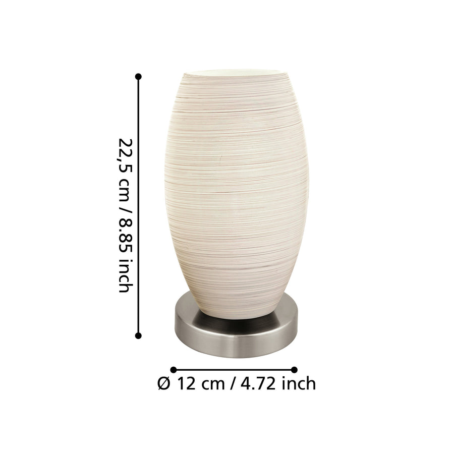 Schéma de dimensions indiquant hauteur 22,5 cm et diamètre 12 cm