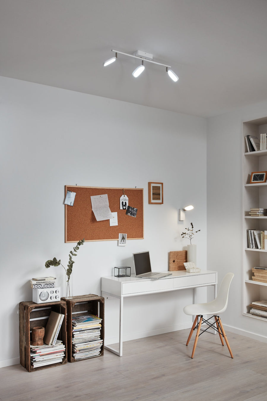 Spot Palombare-c blanc, L 59 cm