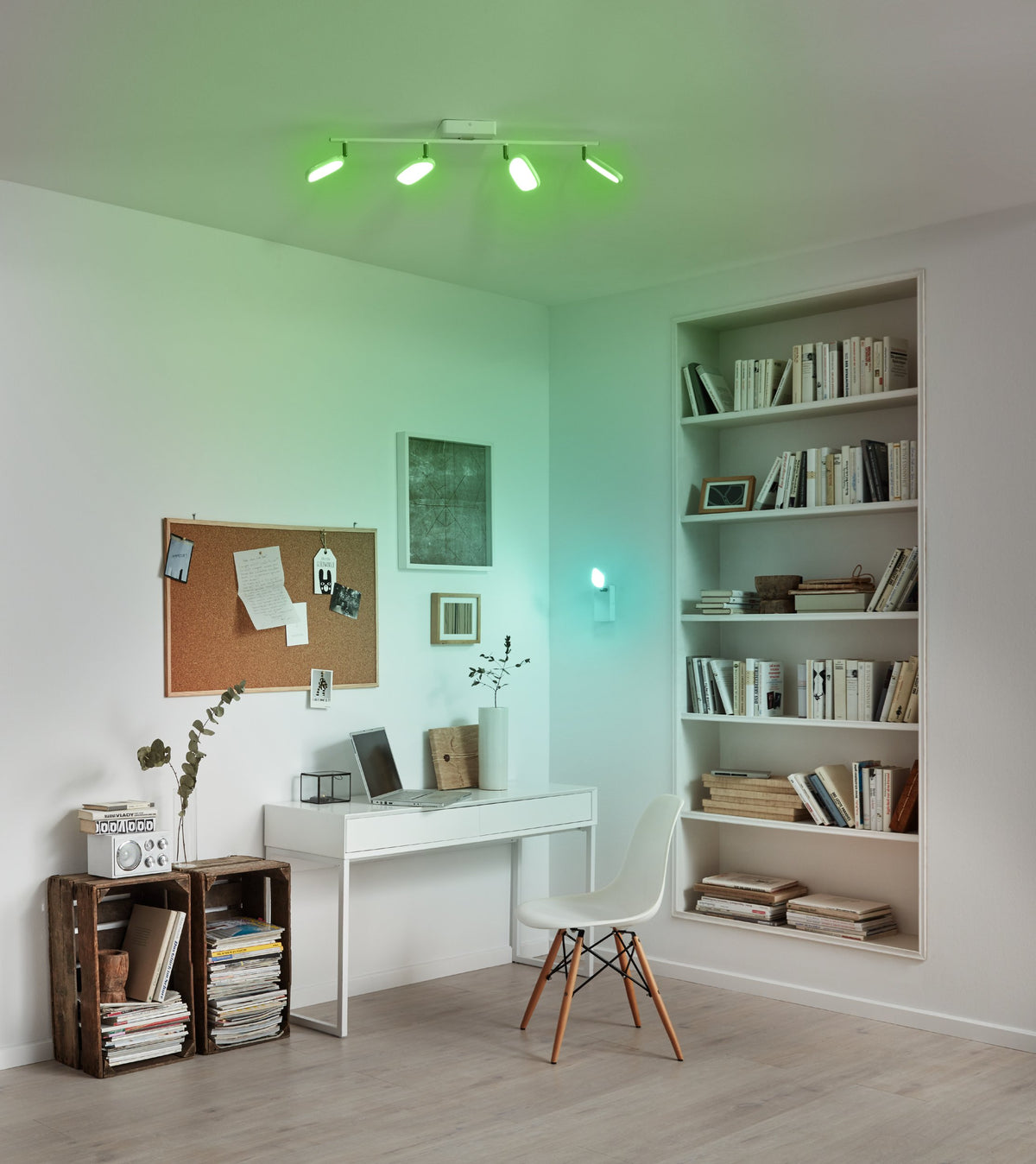 Spot Palombare-c blanc, L 77 cm