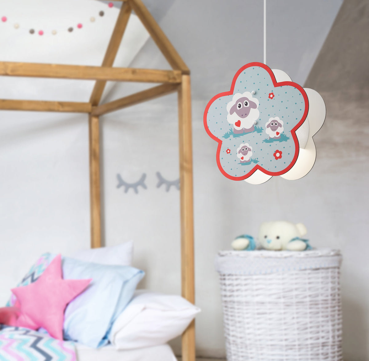 Suspension Lalelu multicolore