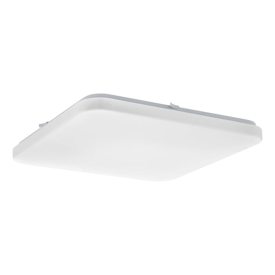 Plafonnier Frania blanc, L 43 cm