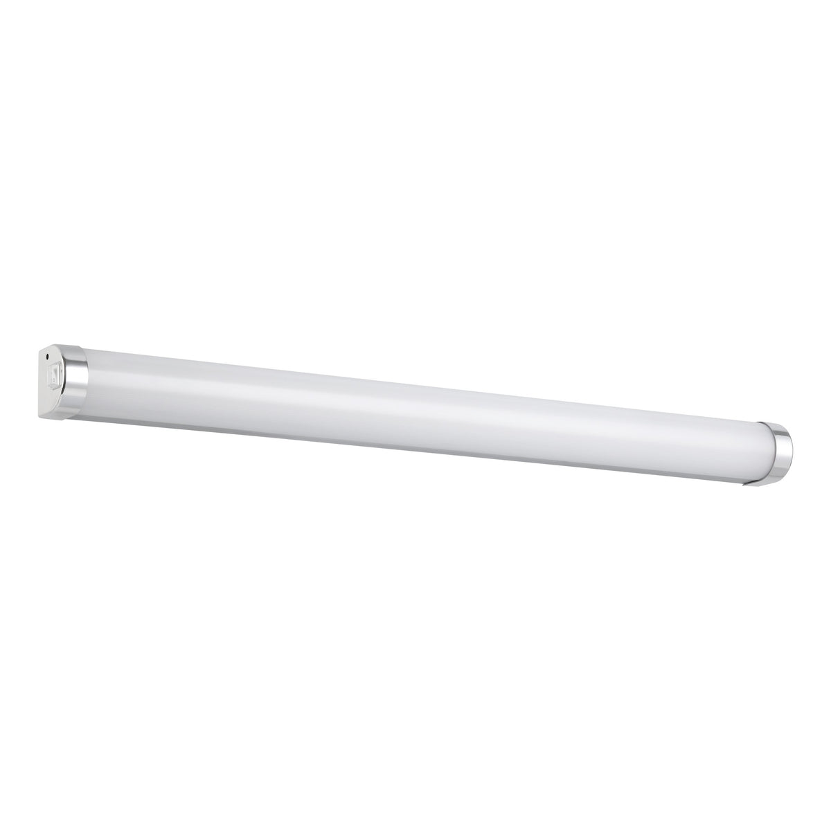 Vue en perspective du luminaire, capuchon argenté avec petit orifice à une extrémité.
