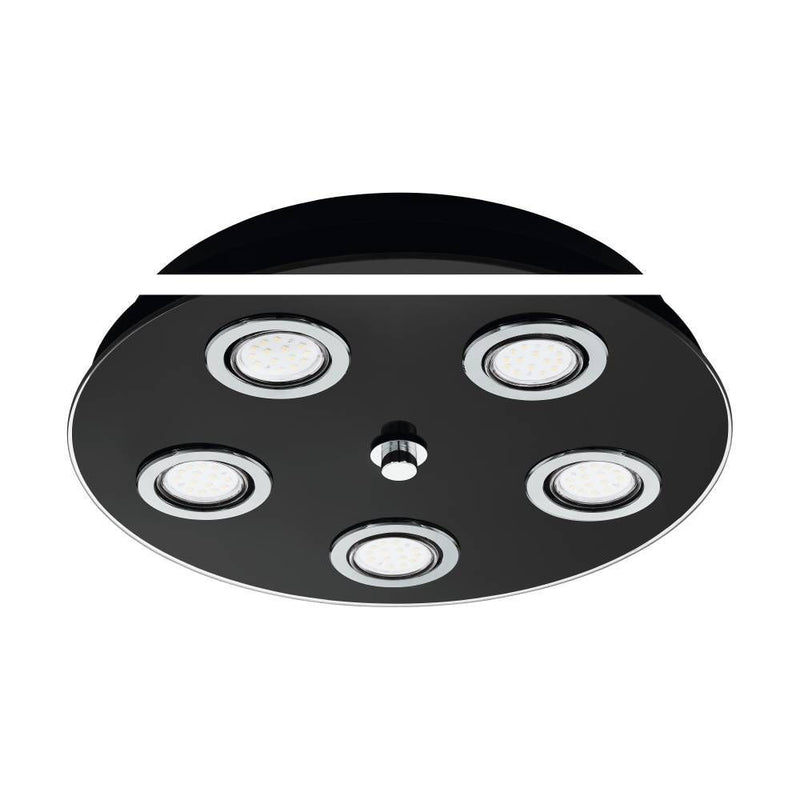 Plafonnier Grattino noir (33805)